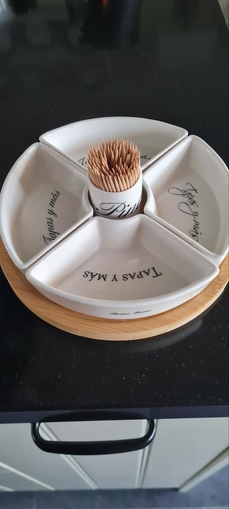 Riviera Maisson borrelschaal, Ophalen of Verzenden, Zo goed als nieuw, Glas, Overige stijlen