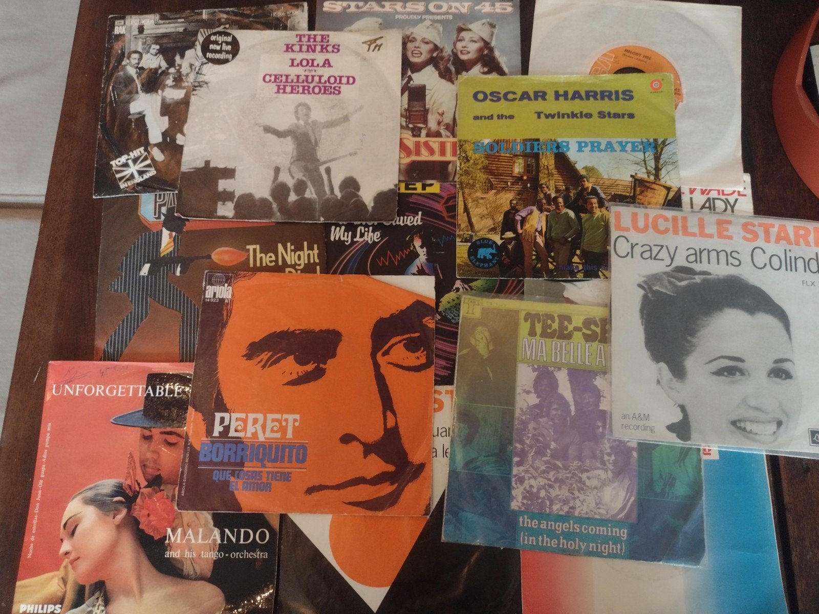 14x Vinyl Singles met Diverse Artiesten - Gebruikt, Gebruikt, 7 inch, Ophalen of Verzenden, Complilatie