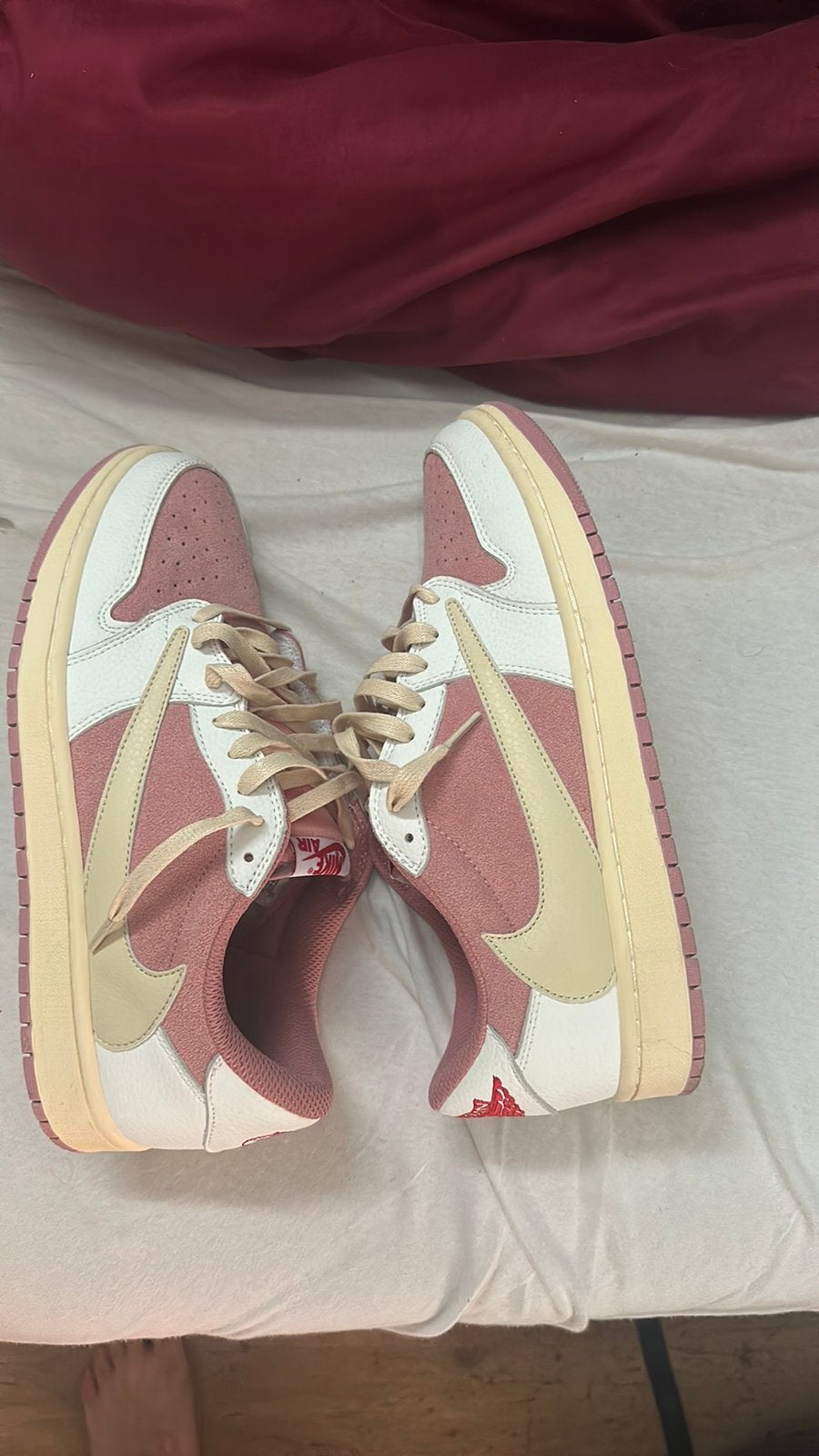 Travis scott jordan 1 low, Kleding | Heren, Schoenen, Ophalen of Verzenden, Zo goed als nieuw