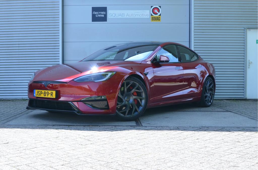 Tesla Model S Plaid AWD 100 kWh Enhanced AutoPilot4.0+FSD (t, Auto's, Automaat, 12 maanden, Model S, Vierwielaandrijving