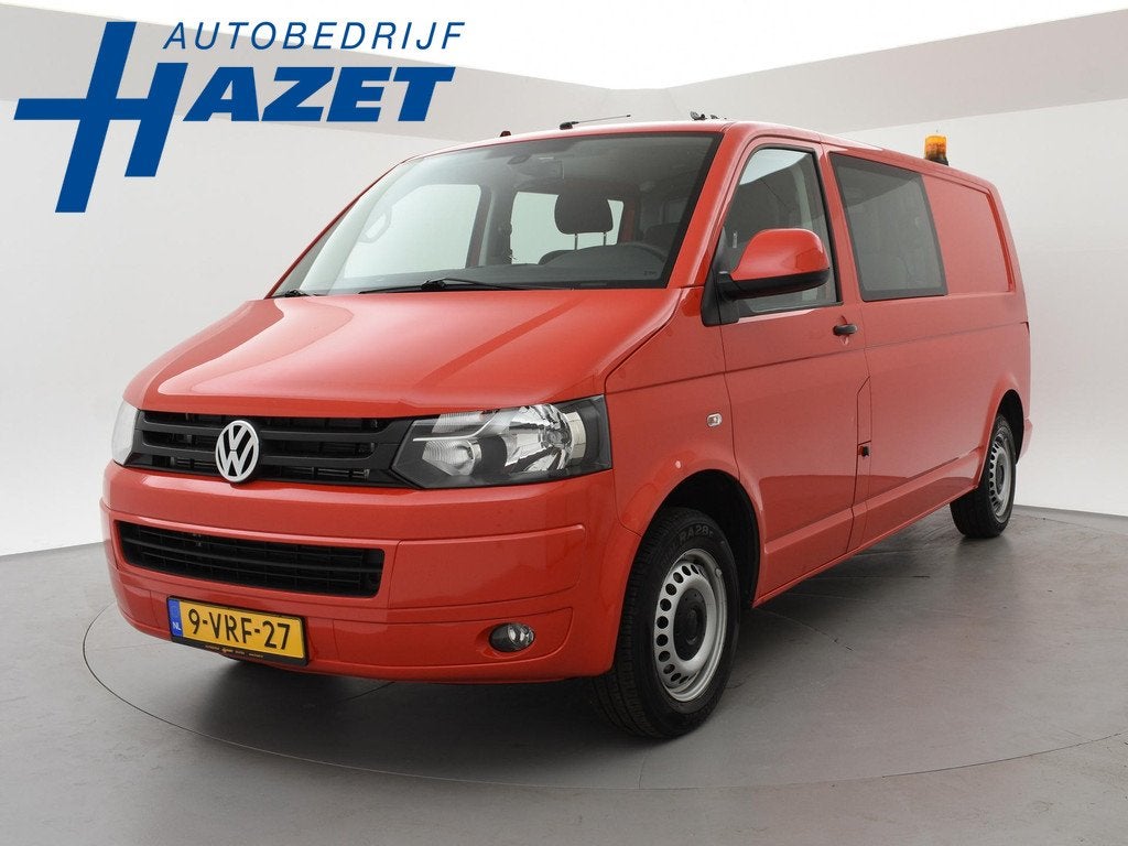 Volkswagen Transporter 2.0 TDI L2H1 *30.291 KM!* DUBBEL CABI, Auto's, Voorwielaandrijving, Euro 5, Stof, Gebruikt