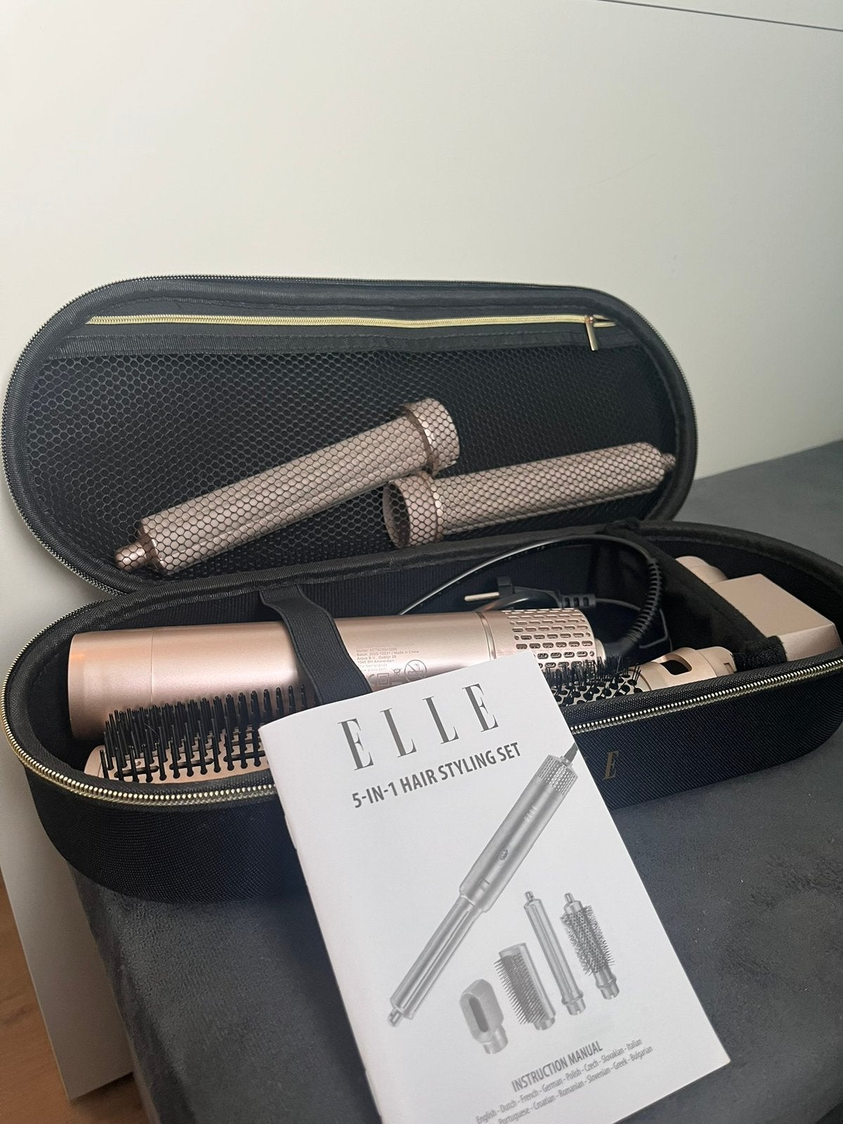 ELLE 5-in-1 Hair Styling Set, Ophalen of Verzenden, Zo goed als nieuw, Krultang of Stijltang