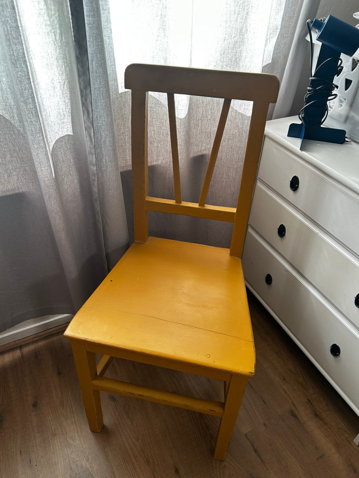 Vintage stoel Van Dijk, Ophalen of Verzenden, Gebruikt