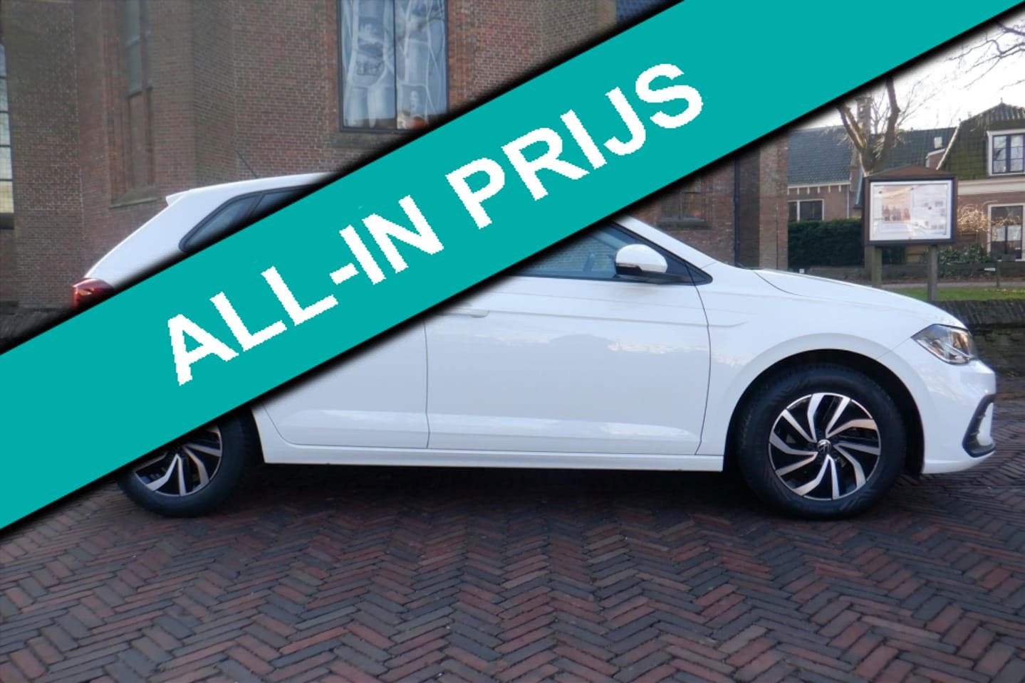 Volkswagen Polo 1.0 TSI 95pk Life PDC voor en achter -CARPLA, Gebruikt, Euro 6, Origineel Nederlands, Bedrijf