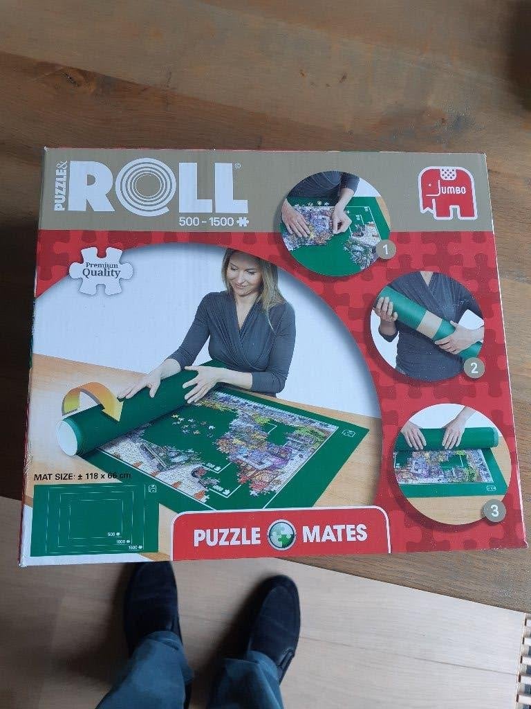 Jumbo - Puzzle & Roll - Puzzelrol -Puzzelmat, Ophalen of Verzenden, 500 t/m 1500 stukjes, Zo goed als nieuw, Legpuzzel