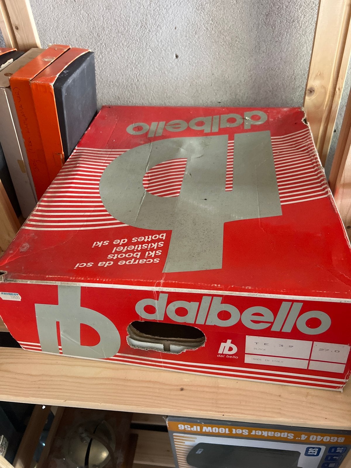 Vintage Dalbello TE 39 skischoenen - Nieuw in doos!, Schoenen, Nieuw, Skiën, Ophalen
