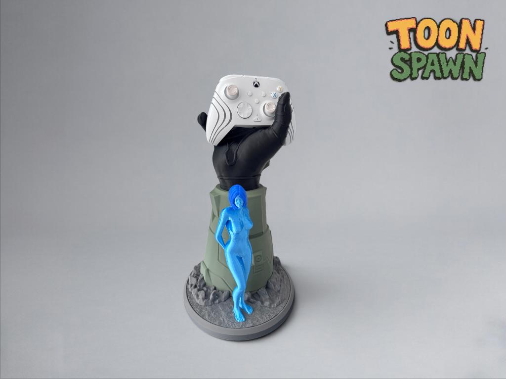 Master Chief Controller Stand met Cortana – Halo, Info@toonspawn.nl, Rotterdam, Nederland, ToonSpawn, Overige typen