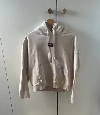 Tommy Jeans hoodie - Maat L, Kleding | Dames, Beige, Maat 42/44 (L), Ophalen of Verzenden, Zo goed als nieuw