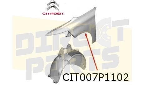 Citroën C4 SpaceTourer 6/18- (B78) voorscherm rechts Origine