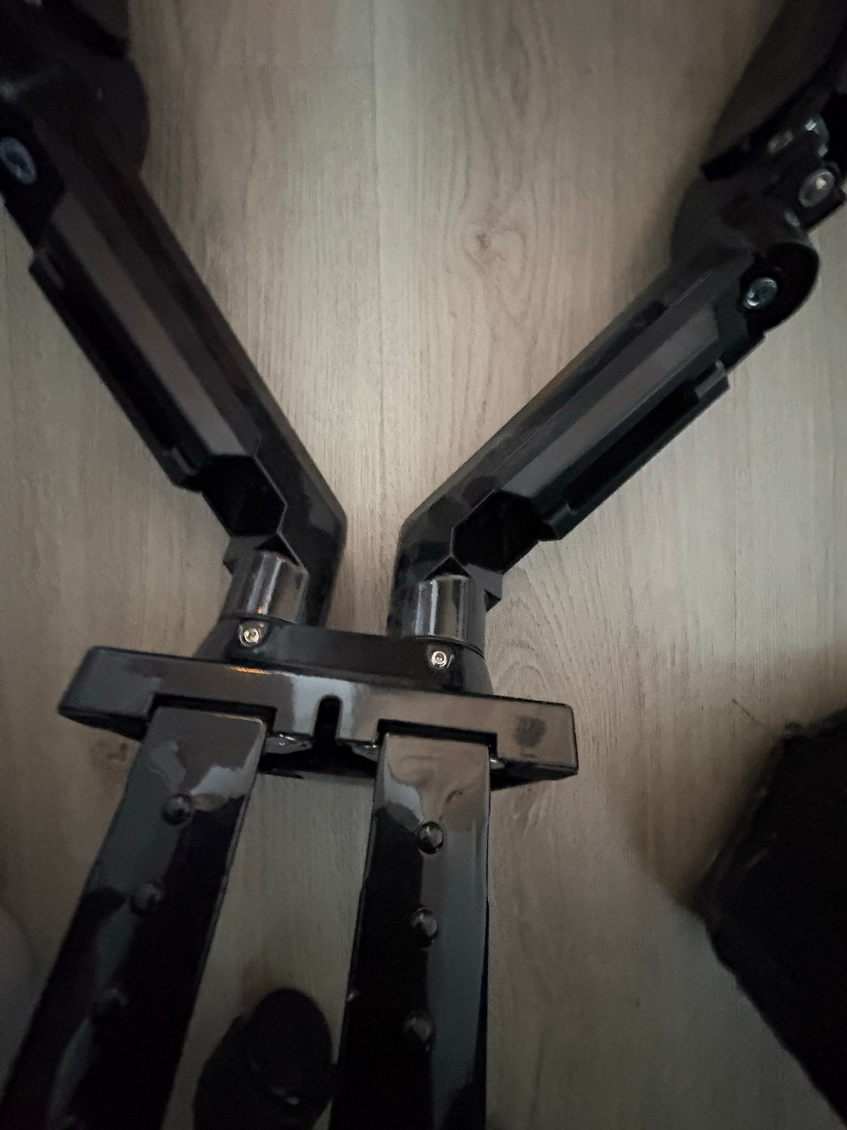 Monitor arm voor 2 schermen, Ophalen, Gebruikt