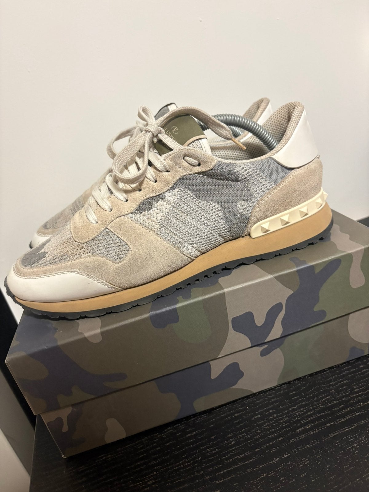 Valentino Garavani Rockrunner Camouflage print en mesh, Kleding | Heren, Ophalen of Verzenden, Zo goed als nieuw, Overige kleuren