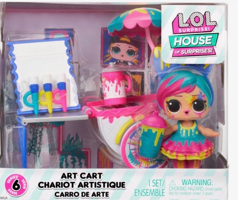 L.O.L. Surprise! Splatters Knutselkar met pop en accessoires, Ophalen of Verzenden, Zo goed als nieuw, Overige typen