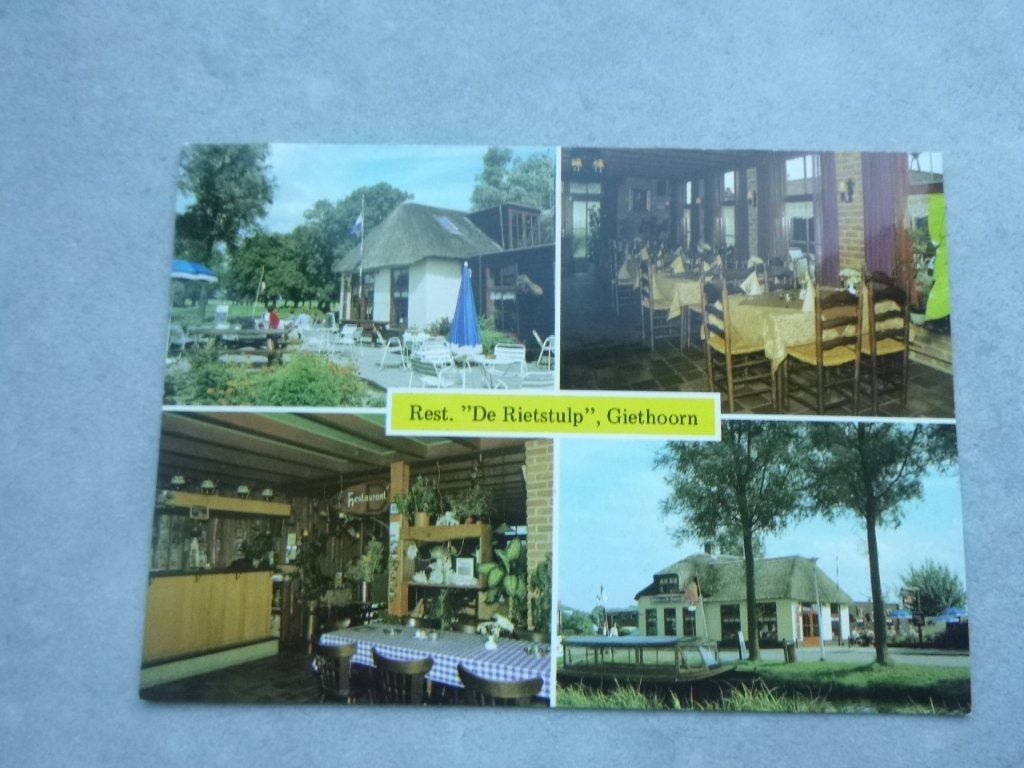 Giethoorn, restaurant De Rietstulp/interieur, Verzenden, 1980 tot heden, Ongelopen, Overijssel