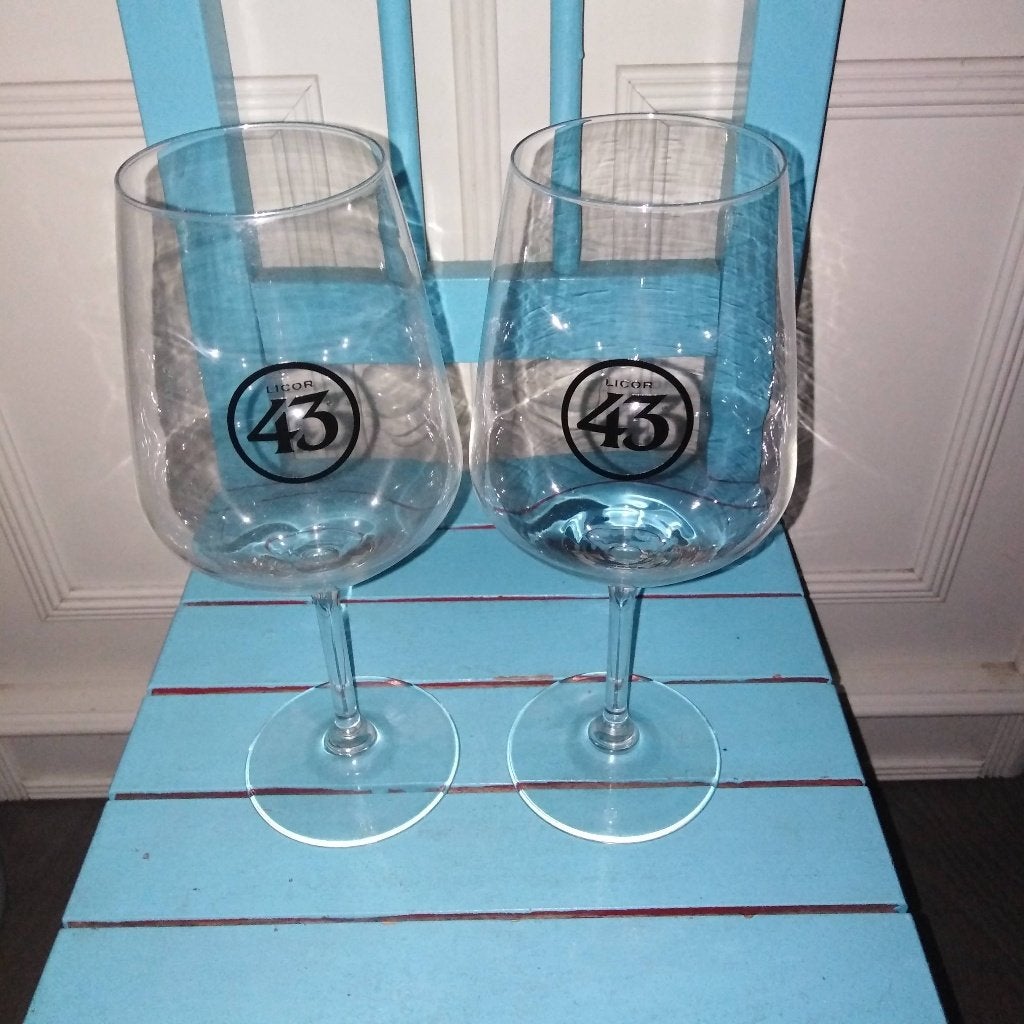 Licor 43 Cuarenta y Tres hoge mix glazen set van 2 stuks, Ophalen, Glas of Glazen, Overige stijlen, Glas