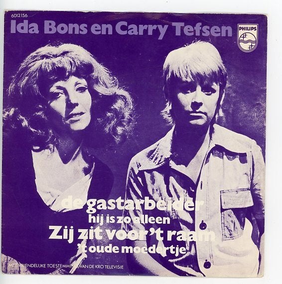 Single van Ida Bons & Carry Tefsen uit 1971 ***, Gebruikt, 7 inch, Ophalen of Verzenden, Levenslied of Smartlap