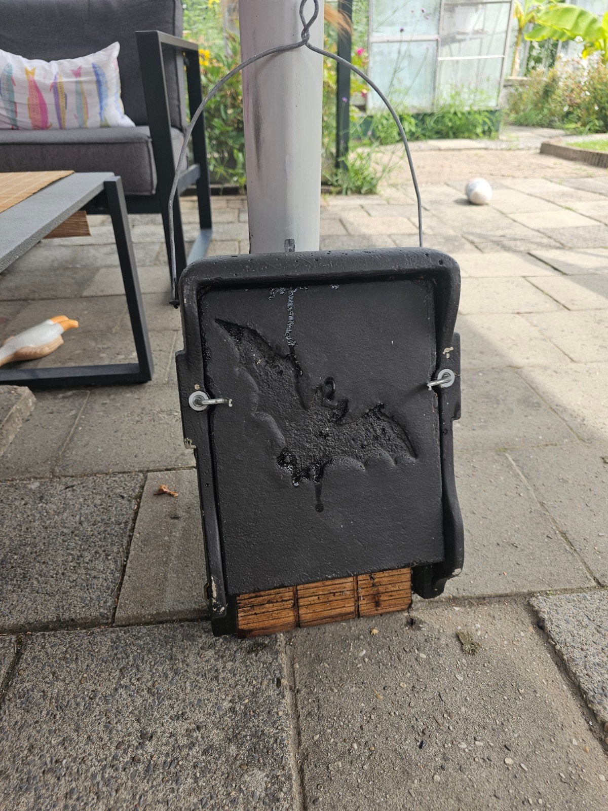 Vleermuiskast van beton en hout, Ophalen of Verzenden, Gebruikt