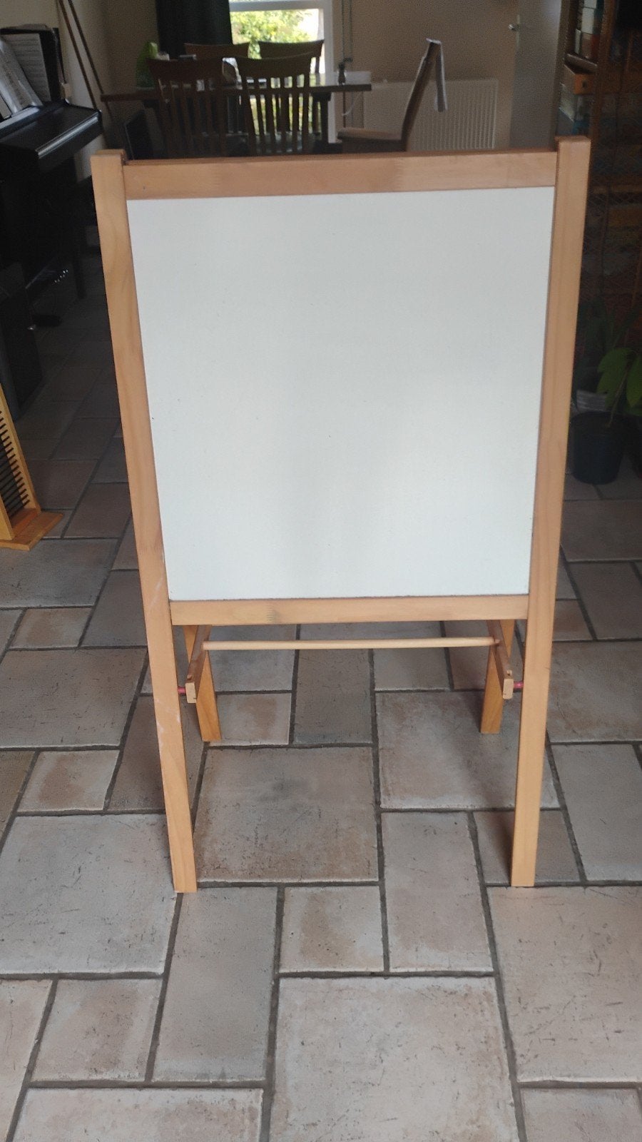 Houten kinderbord: krijt- en whiteboard, Ophalen, Gebruikt, Jongen of Meisje