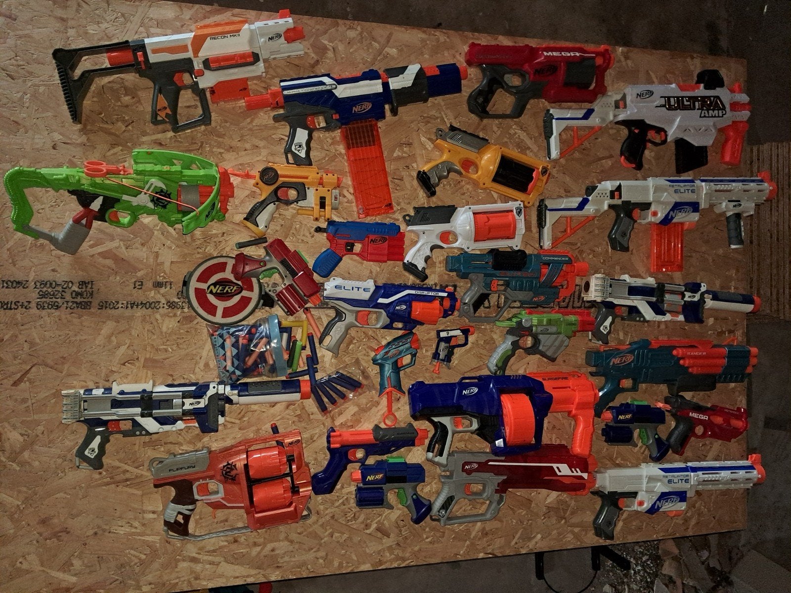 Grote partij originele Nerf pistolen - Diverse modellen, Ophalen, Gebruikt, Jongen of Meisje