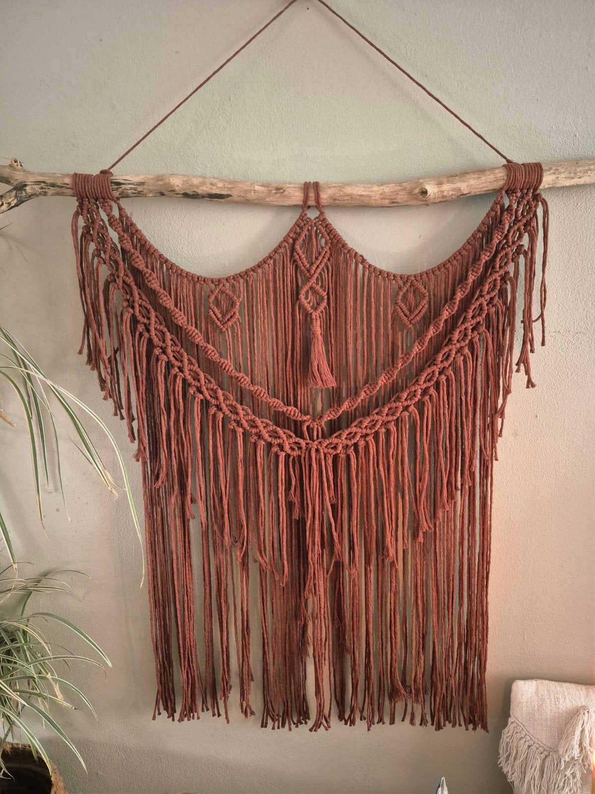 Mooie macrame wandhanger!, Ophalen, Zo goed als nieuw