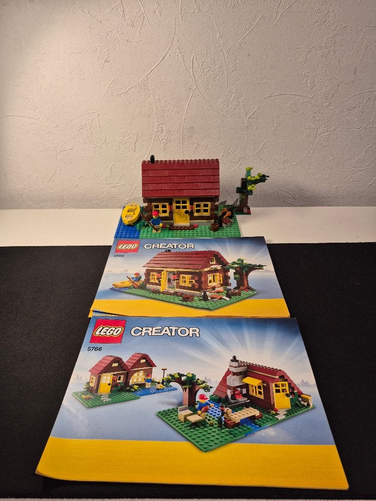Lego Creator 5766 Log Cabin, Gebruikt, Lego, Ophalen of Verzenden, Compleet