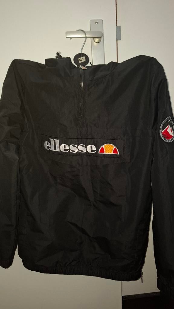 Ellesse Apres Ski Anorak Zwart - Maat S, Zo goed als nieuw, Jack, Maat 46 (S) of kleiner, Ellesse