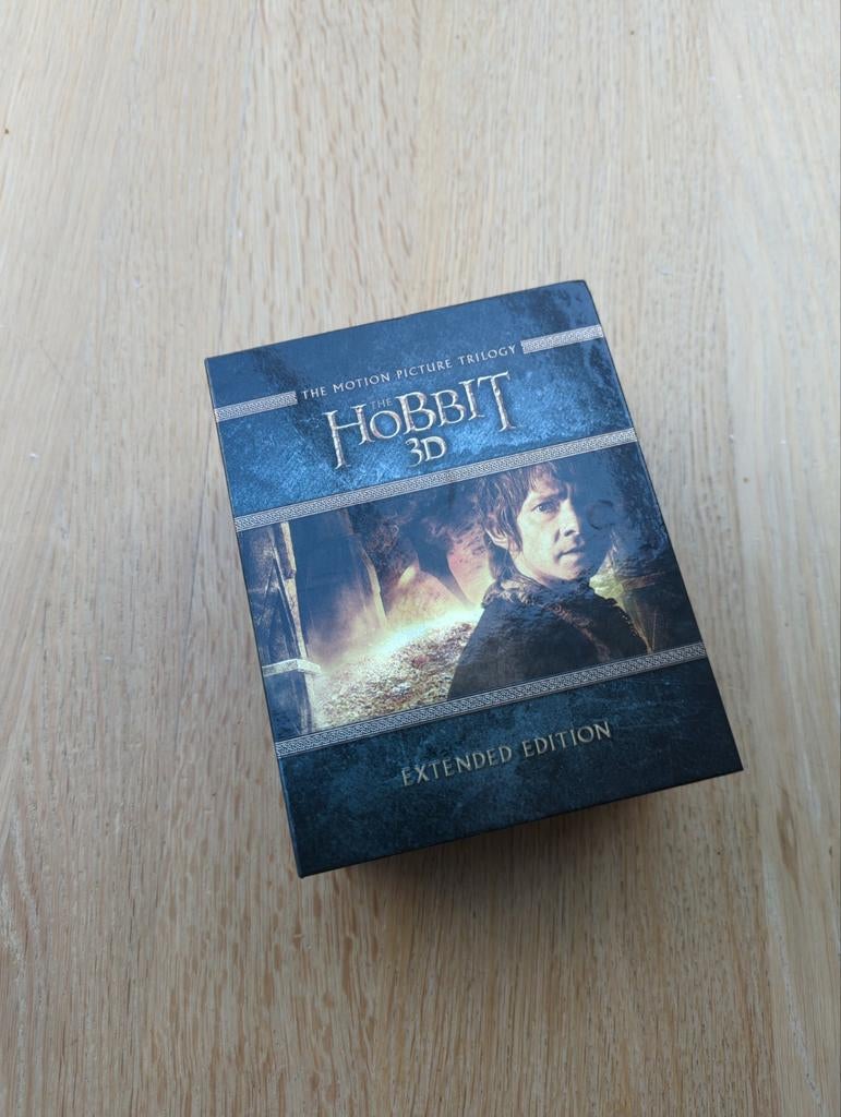 The Hobbit 3D Extended Edition Trilogie Blu-ray Boxset, Ophalen of Verzenden, Zo goed als nieuw, Science Fiction en Fantasy, Boxset