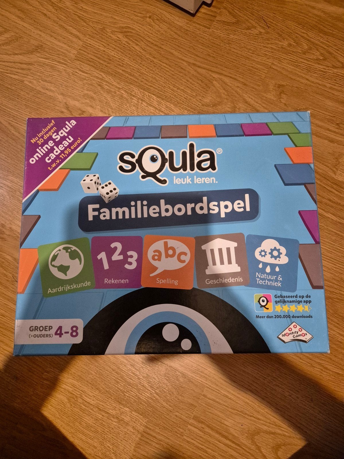 Squala Familiebordspel: Leuk Leren voor het Hele Gezin, Drie of vier spelers, Ophalen of Verzenden, Zo goed als nieuw, Squala