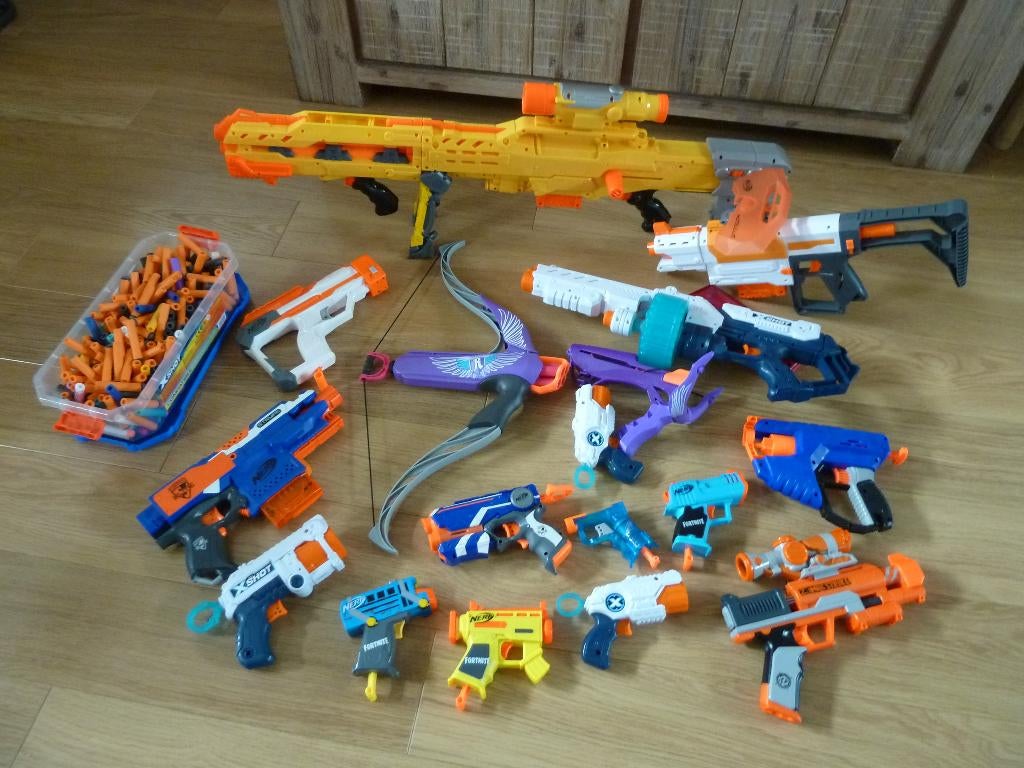 set NERFS en andere geweren, Ophalen, Gebruikt, Jongen of Meisje