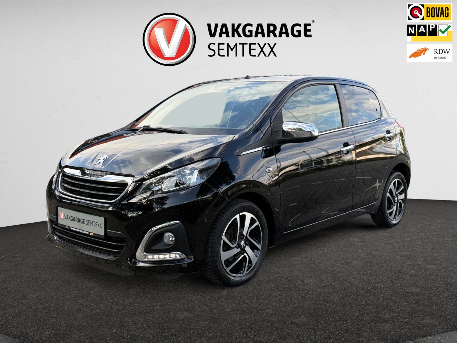 Peugeot 108 1.0 e-VTi Allure | Clima | Camera | Cruise | Ori, Voorwielaandrijving, Stof, 4 stoelen, Zwart