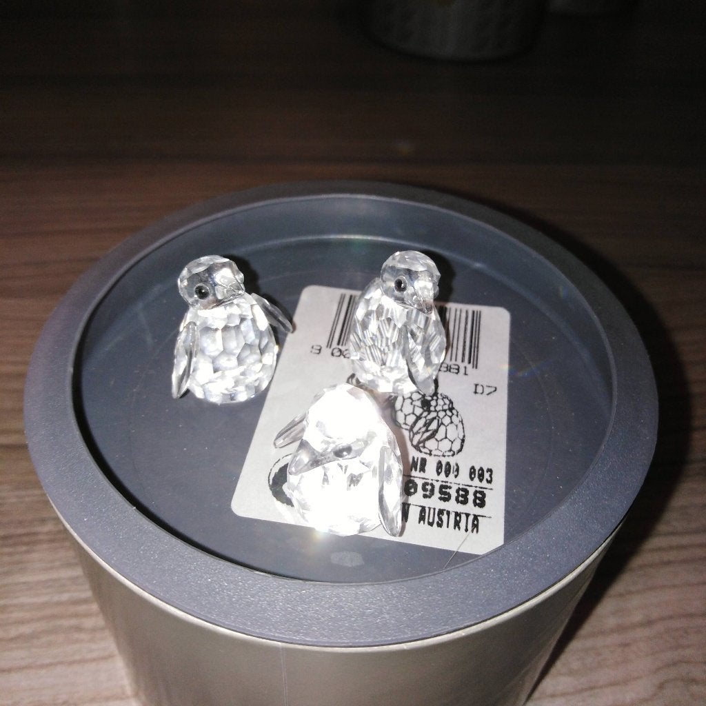 Swarovski Het poollicht en zijn dieren - 3 Pinguinbaby's, Verzamelen, Ophalen, Zo goed als nieuw, Figuurtje