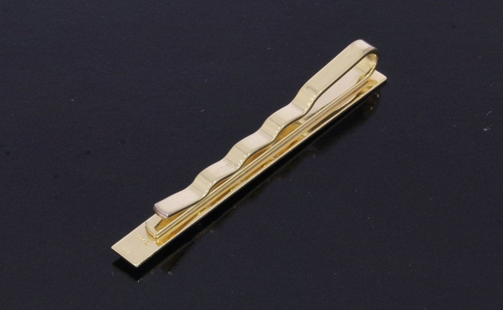 Diamant dasklem 14k gouden vintage sieraad heren antiek, Ophalen of Verzenden, Goud, Broche, Met edelsteen