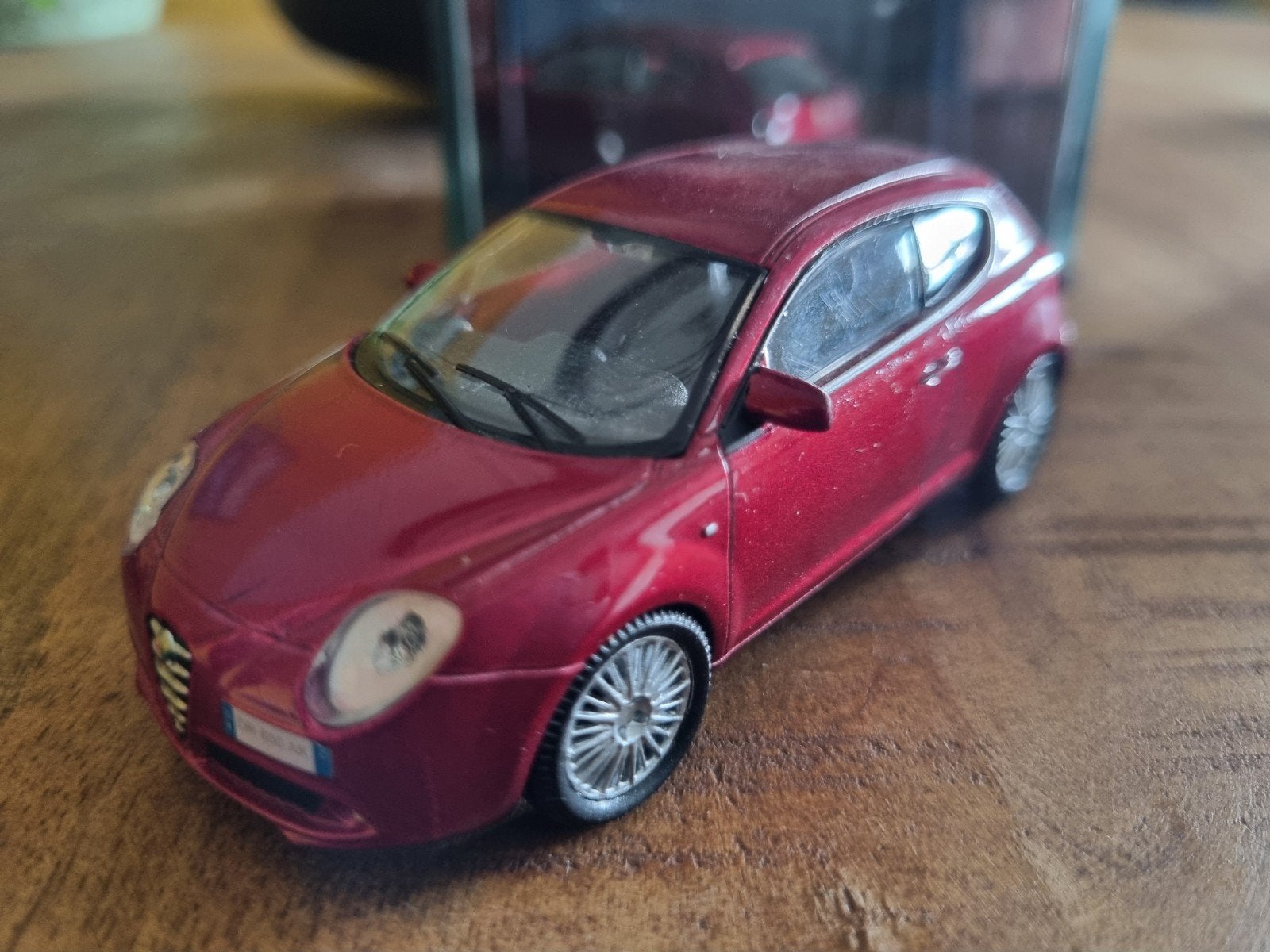 Alfa Romeo Mito modelauto - Rood, Ophalen of Verzenden, Gebruikt, Auto