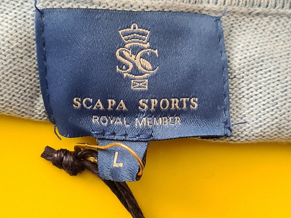 Nieuw SCAPA Sports trui met blauwe kleur maat  L, Blauw, Trui of Vest, Ophalen of Verzenden, Zo goed als nieuw