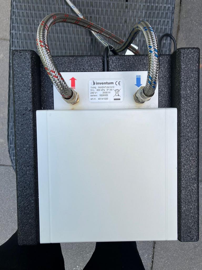 Inventum Q10 Close-in Boiler 10 liter, Ophalen, Zo goed als nieuw