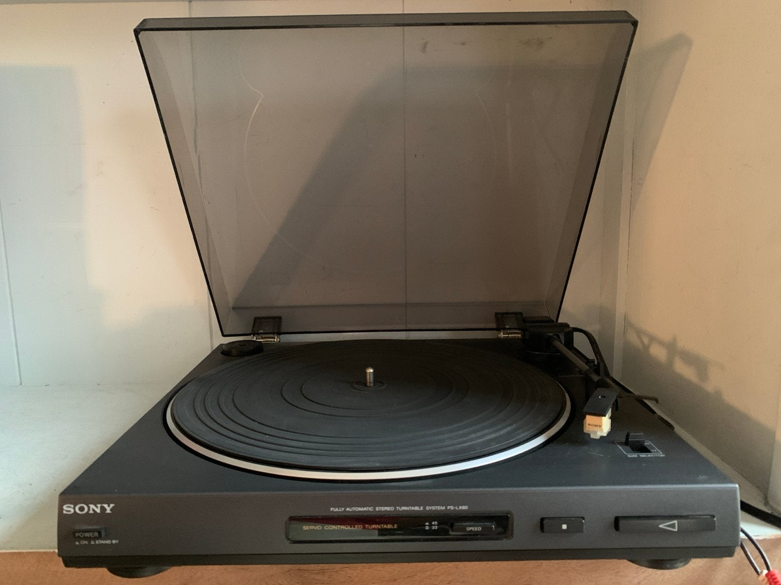 Sony PS-LX60 Volautomatische Stereo Platenspeler, Gebruikt, Automatisch, Ophalen of Verzenden, Platenspeler