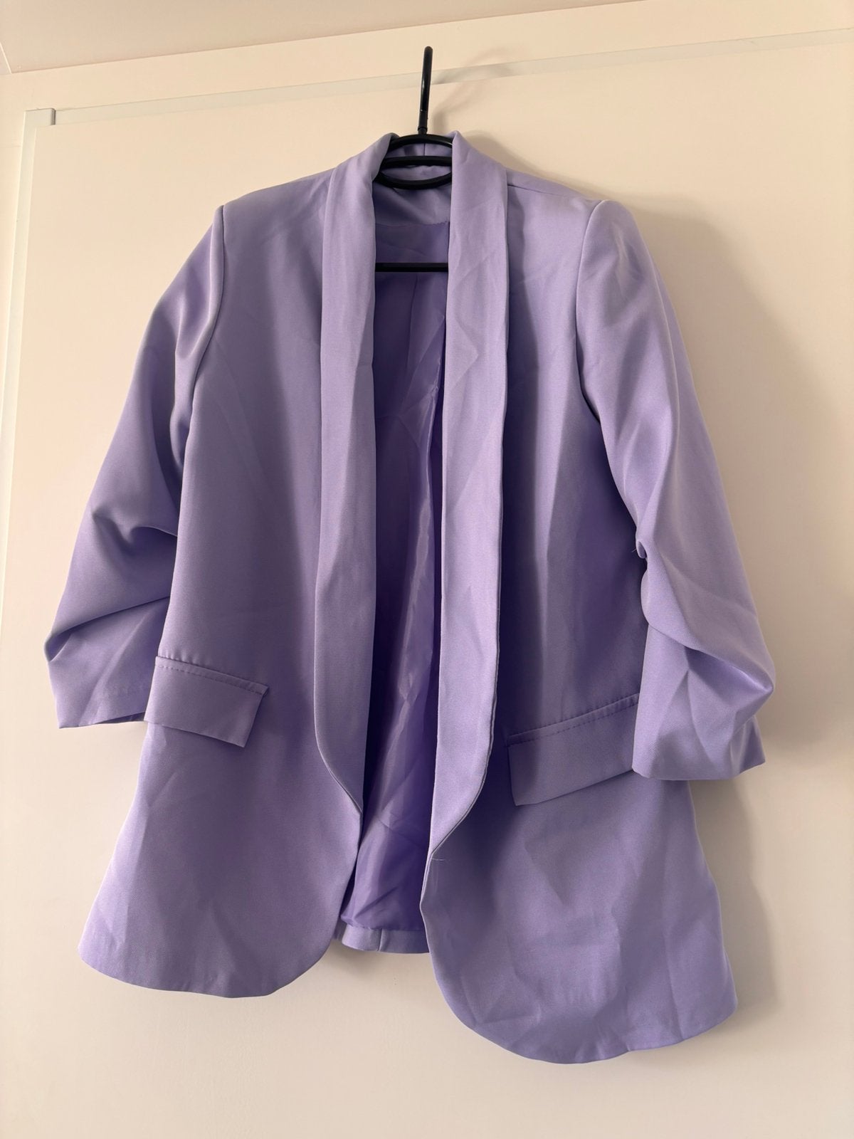 Lila paarse blazer maat L, Kleding | Dames, Ophalen of Verzenden, Zo goed als nieuw, Maat 38/40 (M), Paars