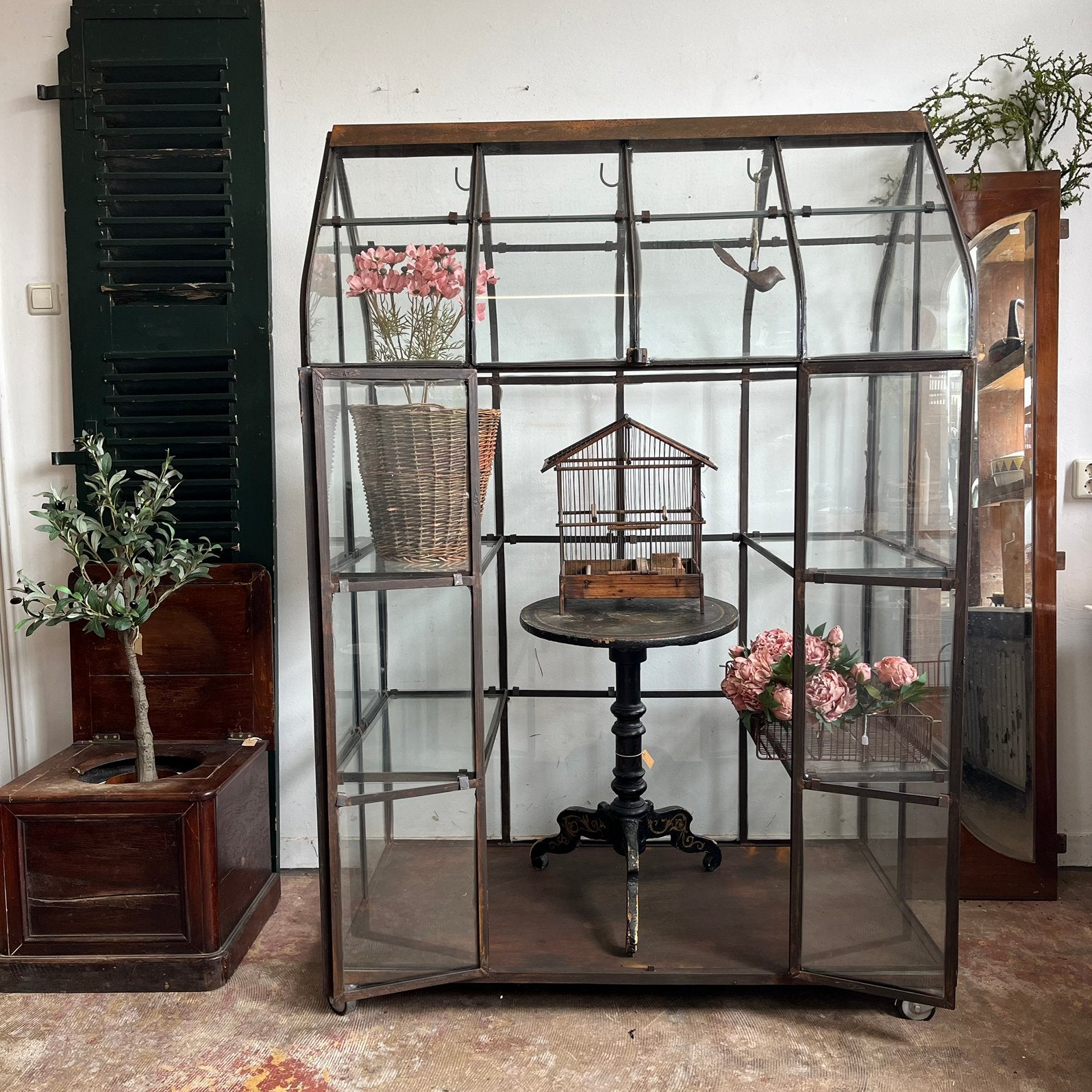 Tuinkas greenhouse, Antiek en Kunst, Curiosa en Brocante, Ophalen