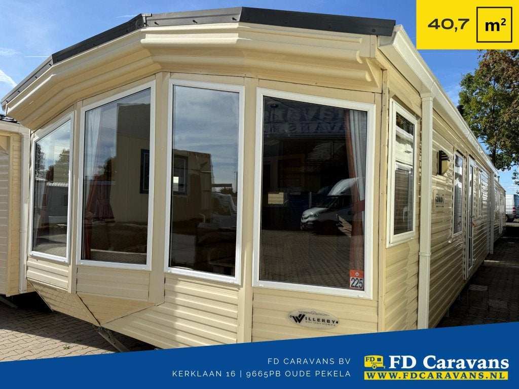 Willerby Granada XL 11.00x3.70 2 Slpk DG CV Incl. Transport, Caravans en Kamperen, Stacaravans, Tot en met 4