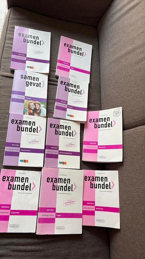 Examenbundels en 1 keer samengevat vmbo-gt mavo, Boeken, Schoolboeken, Ophalen of Verzenden, Gelezen, HAVO, Overige vakken