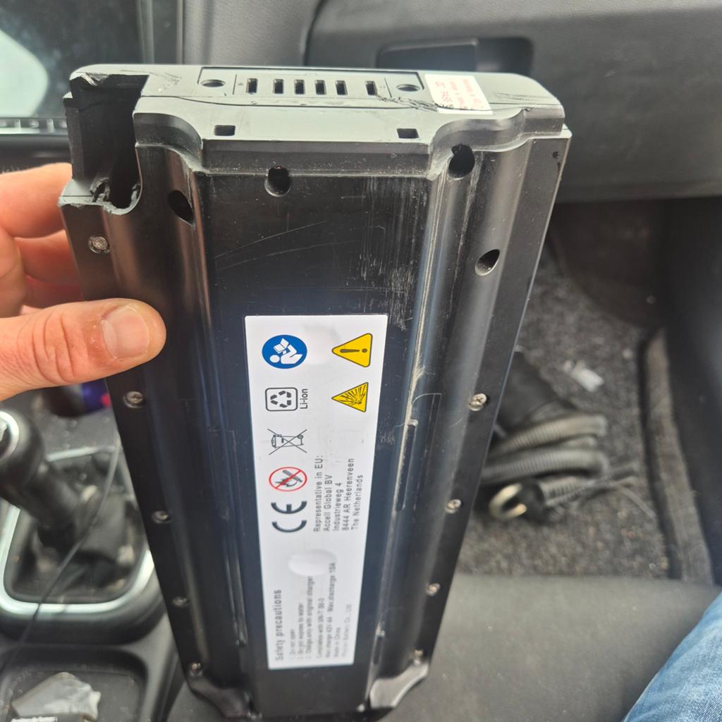 Sparta/Batavus B300 36V 10,4Ah E-bike Accu, Ophalen of Verzenden, Gebruikt