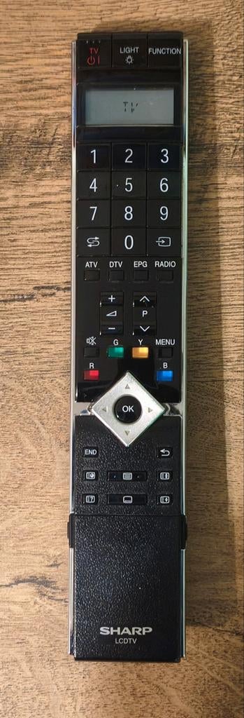 Sharp GA585WJSA LCD TV afstandsbediening, Gebruikt, Origineel, Met display, Tv