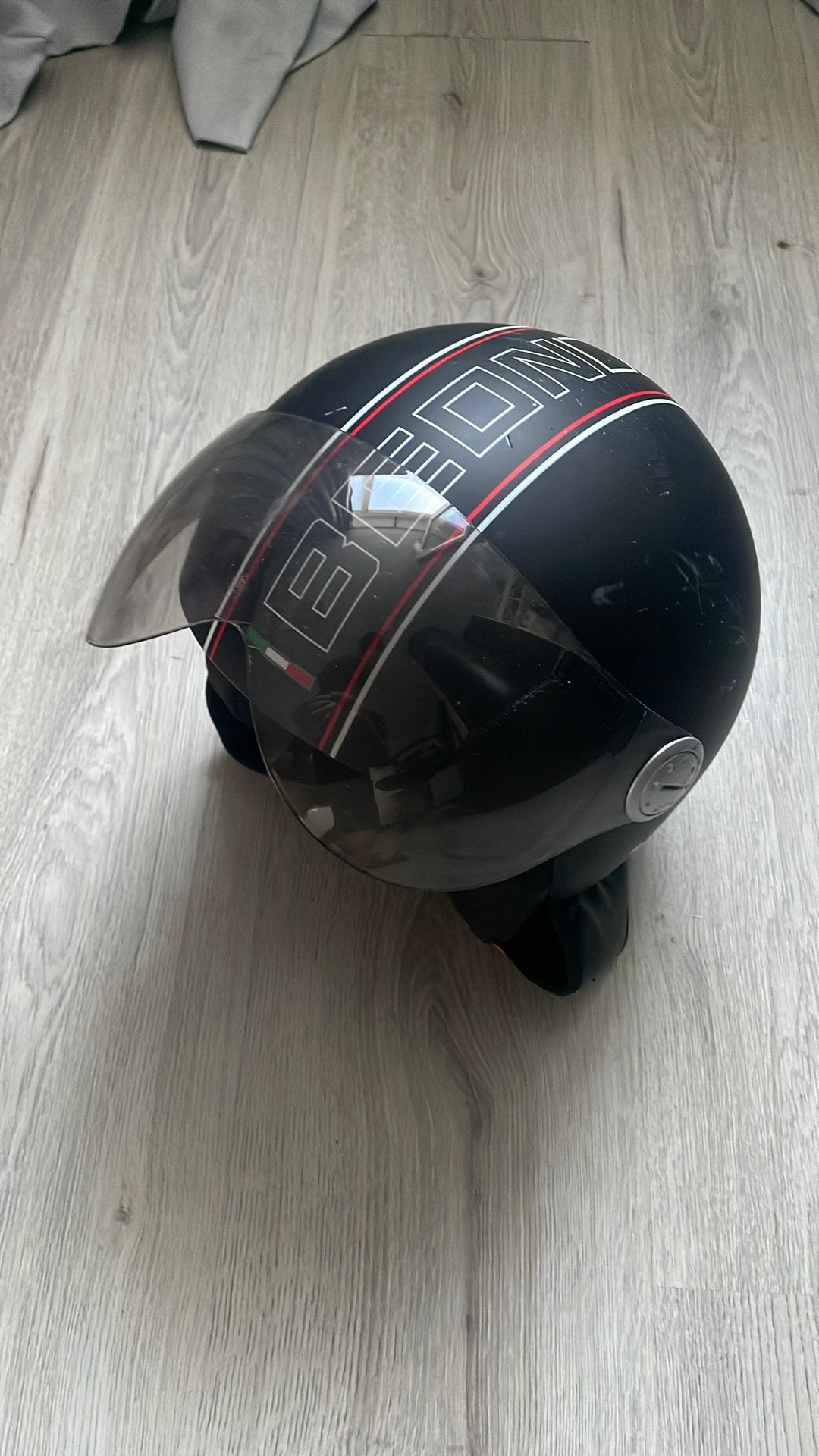 Helm maar L, Fietsen en Brommers, Brommerhelmen, Ophalen, Zo goed als nieuw