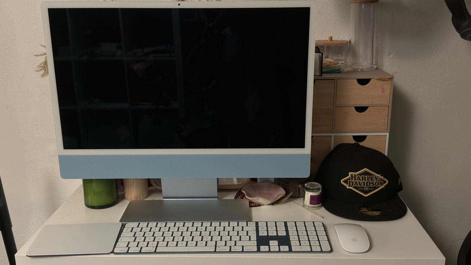 Apple iMac 24-inch M1 (2021) 16GB RAM, 1TB SSD, Computers en Software, Ophalen, SSD, IMac, Zo goed als nieuw