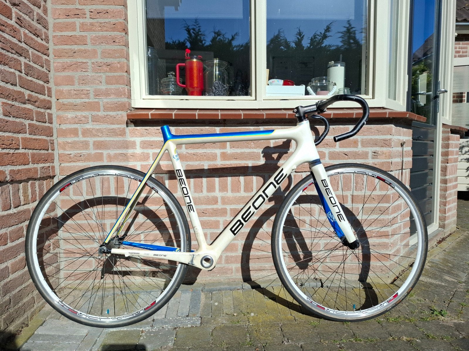 BeOne Carbon Frame (Rollend) 59cm AA Drink, Fietsen en Brommers, Fietsonderdelen, Frame, Gebruikt, Beone, Ophalen of Verzenden