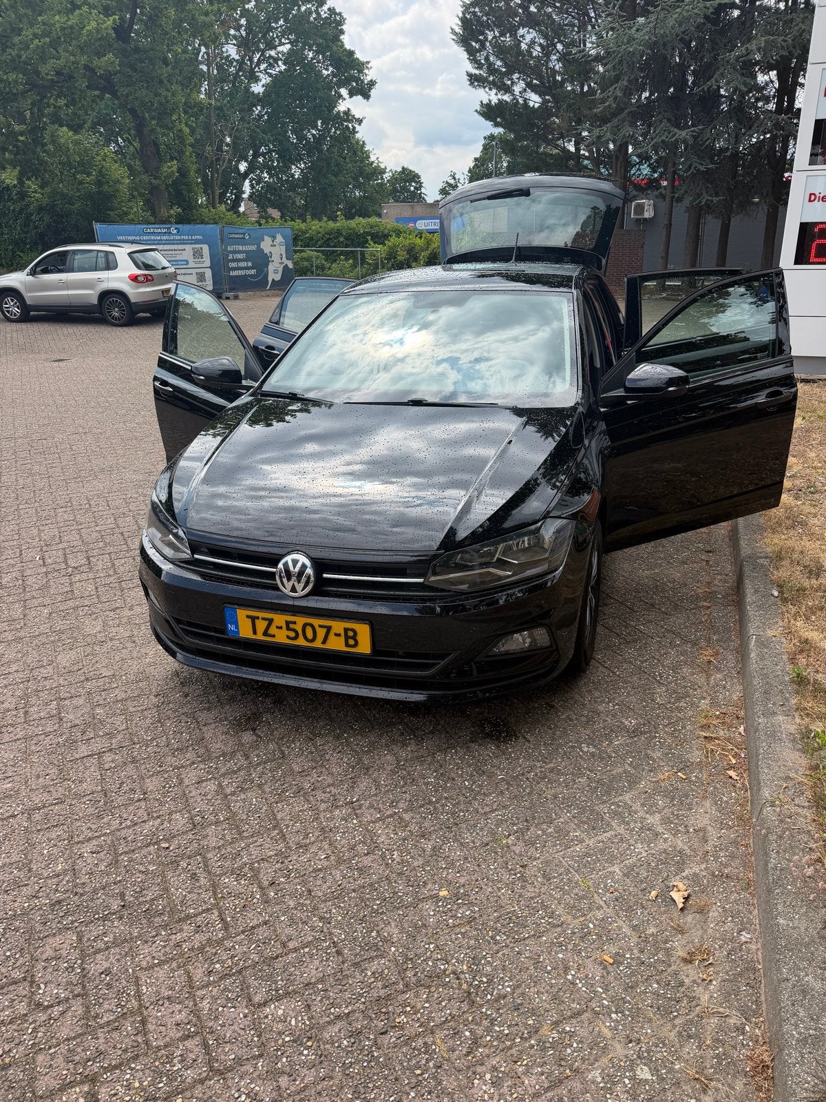 Volkswagen Polo 1.0 TSI 95pk 7-DSG 2018 Zwart, Stof, 95 pk, Origineel Nederlands, Particulier