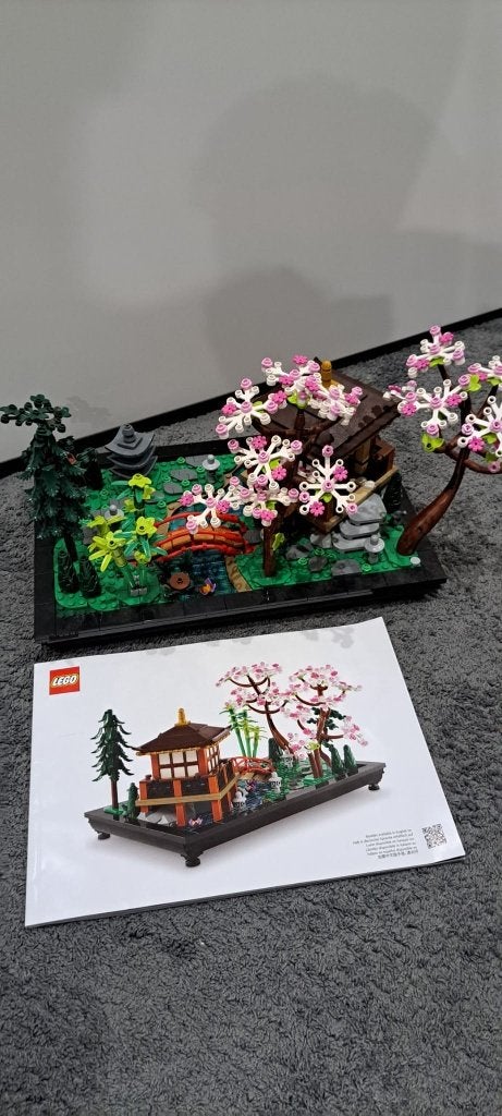 Lego Icons 10315 Rustgevende tuin, Kinderen en Baby's, Lego, Ophalen of Verzenden, Zo goed als nieuw, Inclusief instructies