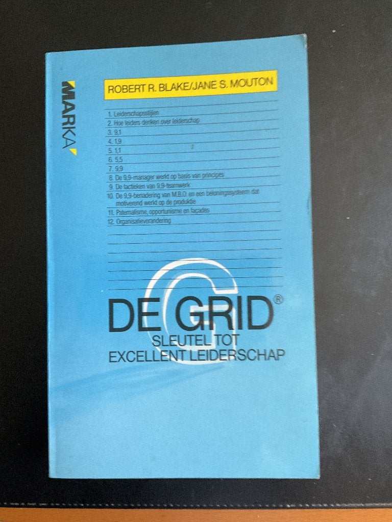 De Grid, sleutel tot excellent leiderschap, Boeken, Gelezen, Sociale wetenschap, Ophalen of Verzenden, Blake & Mouton