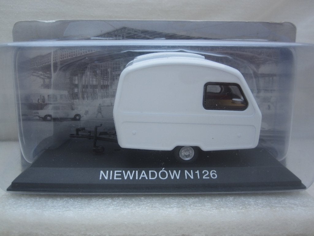 Niewiadow N126 1973 wit 1:43 Atlas, Ophalen of Verzenden, Nieuw, Overige typen, Overige merken