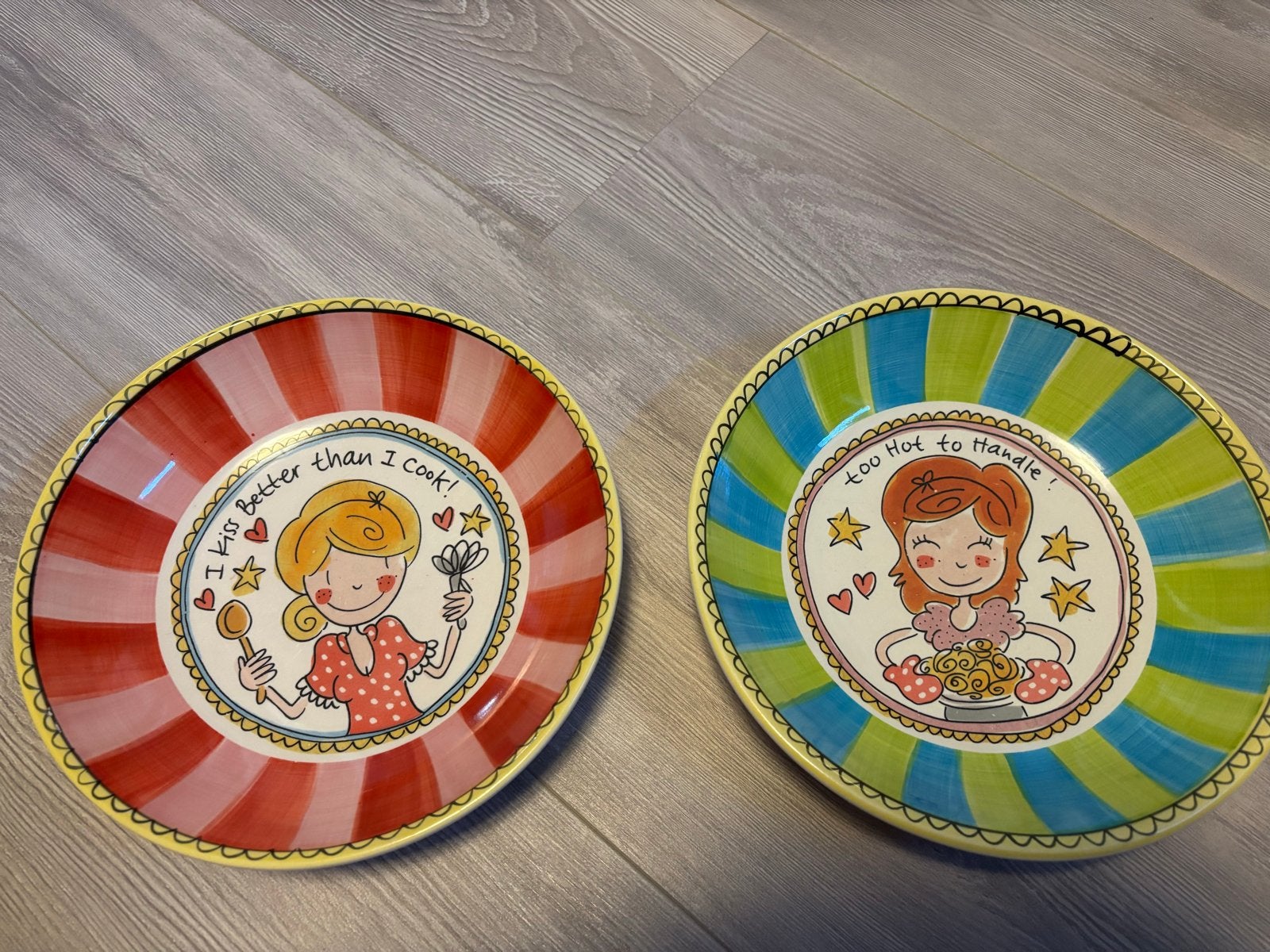 2 diepe borden Blond Amsterdam - Gebruikt maar nette staat, Ophalen, Gebruikt, Blond Amsterdam, Bord(en)