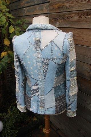Vest lichtblauw/ creme Lulu-H mt S Winter Vaste prijs AANBIE, Blauw, Ophalen of Verzenden, Zo goed als nieuw, Maat 36 (S)